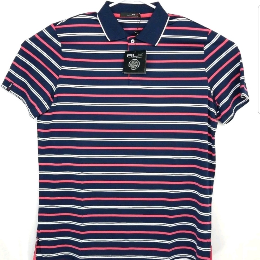 Ralph Lauren X Men's Large Polo Shirt Striped (D) - Picture 2 of 6